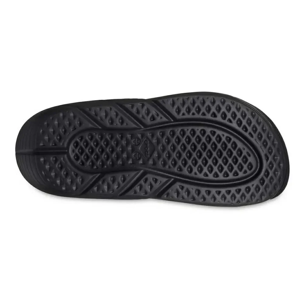 Crocs Unisex Adult Off Grid Clog, Men's Size 11 All Black Slip-On Shoes NEW